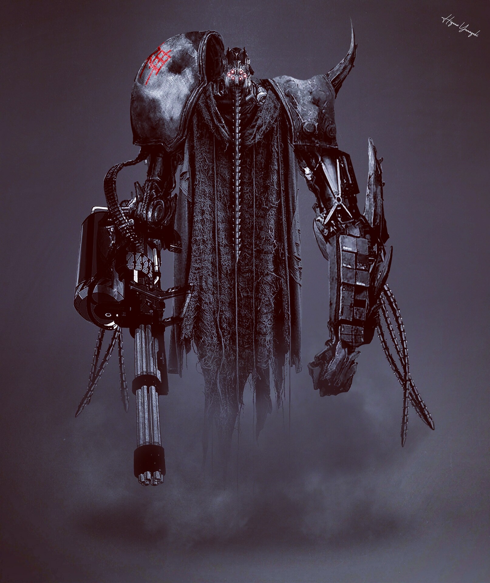 Sci-fi/Cyberpunk Characters Concept Art - GermÃ¡n R.