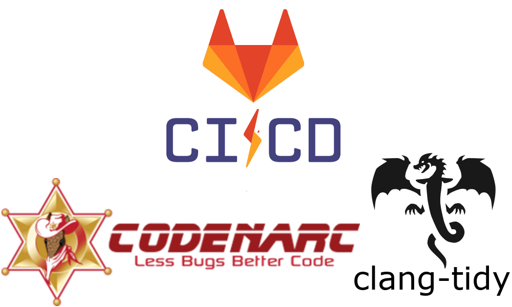 Logos Gitlab-CI, CodeNarc & clang-tidy