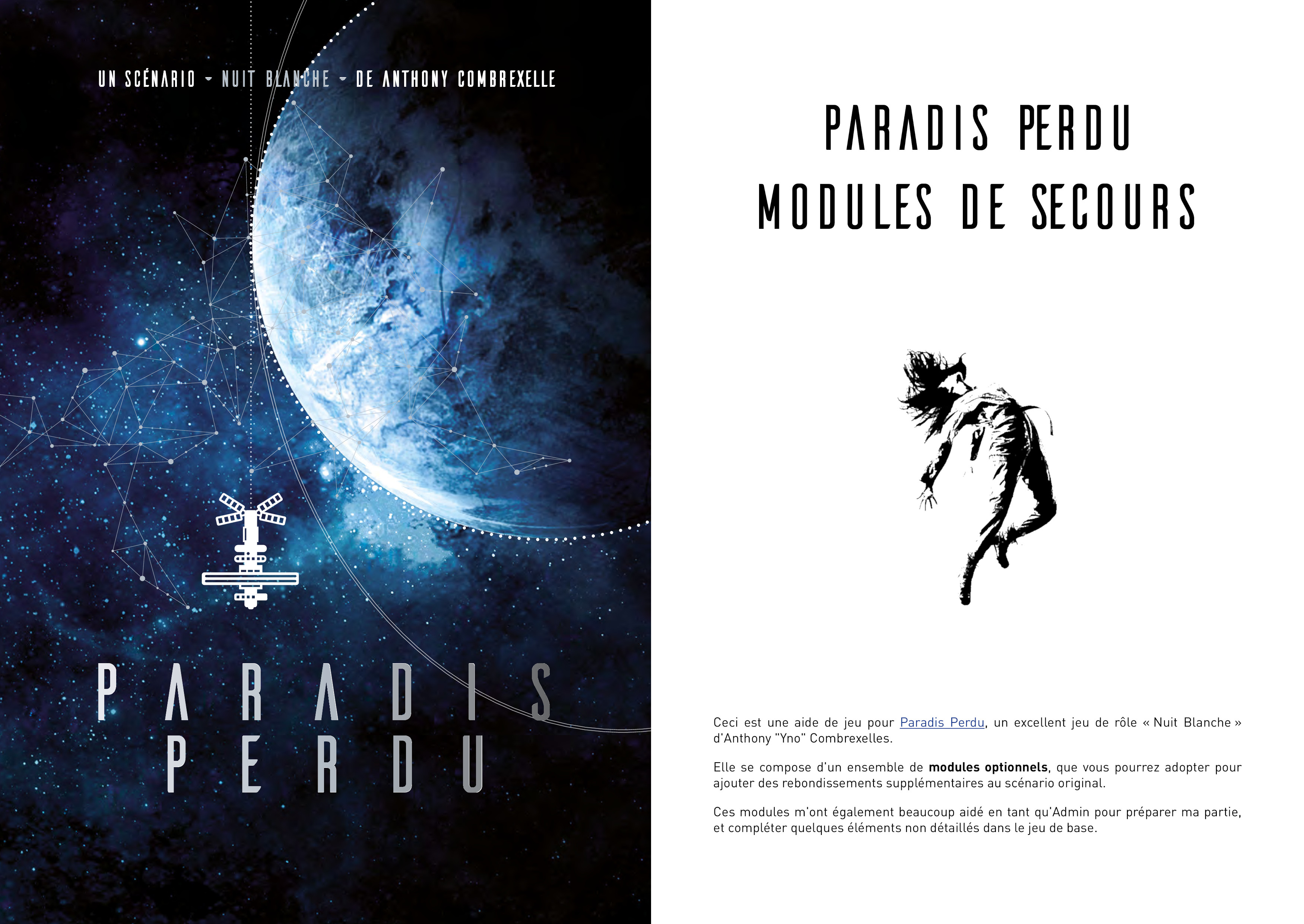 Couvertures de Paradis Perdu & Modules de secours