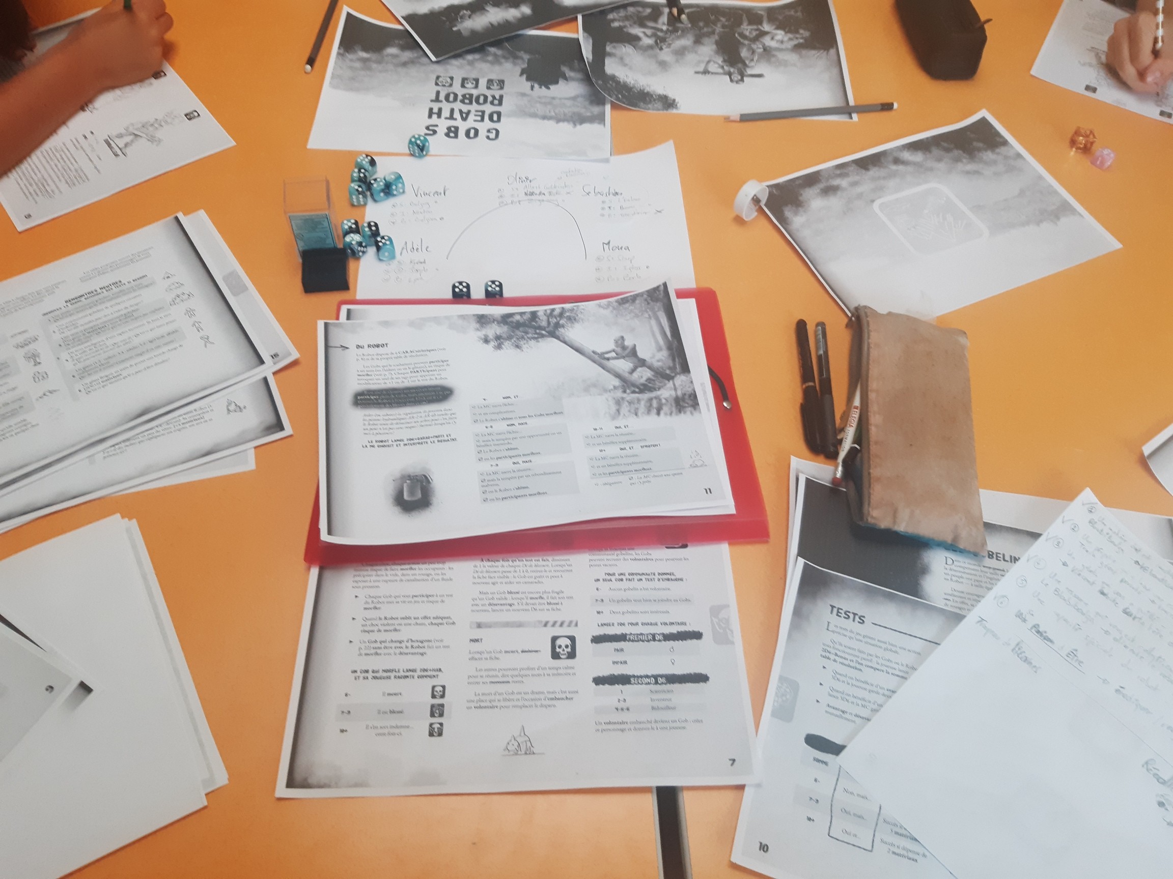 Table de jeu de Gobs Death Robot