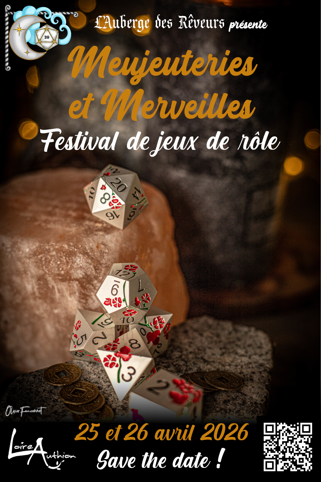 Affiche du festival de jeux de rôle Meujeuteries & Merveilles